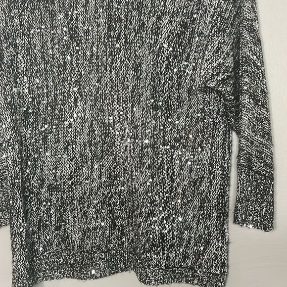 Chico’s Kendra Glitz Pullover Sweater 3/4 Sleeves - Picture 6 of 8